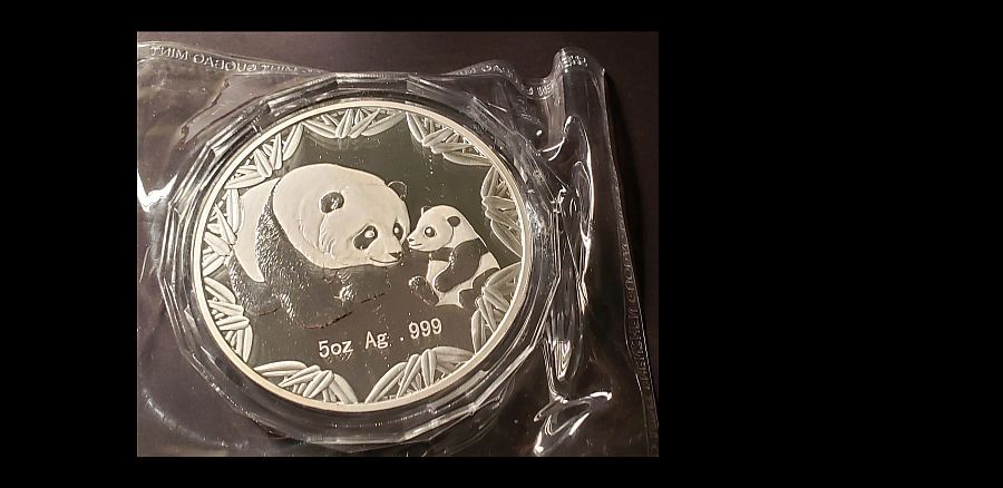 China, 2012 5 OZ .999 Silver Commemorative Panda, Gem Proof